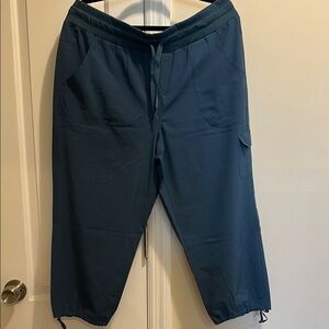 Blue Casual Pants
